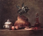 Jean Baptiste Siméon Chardin - Peintures - La brioche