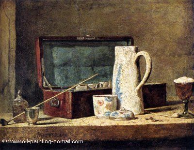 Pipes And Drinking Pitcher