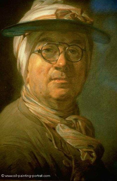 Self Portrait with an Eyeshade