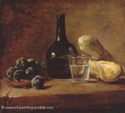 Still Life with Plums