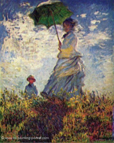 The Walk (Lady with a Parasol)