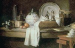 Jean Baptiste Siméon Chardin - Peintures - La table du maître d´hôtel