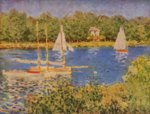 Claude Monet - Peintures - Bassin de la Seine à Argenteuil 