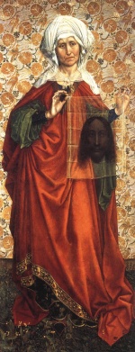 Robert Campin - paintings - Saint Veronica