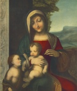 Correggio - Peintures - Madone