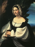 Correggio - paintings - Portrait of a Gentlewoman