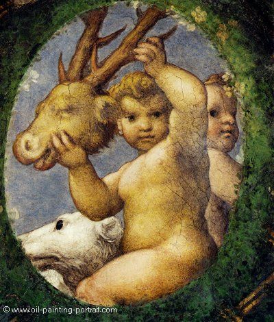 Putto With Hunting Trophy
