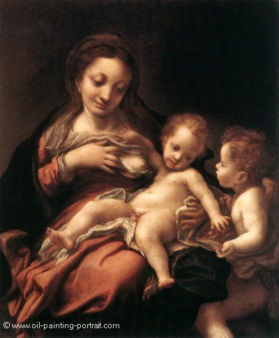 Virgin and Child with an Angel (Madonna del Latte)
