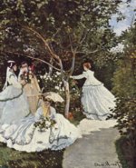 Claude Monet - Peintures - Femmes au jardin