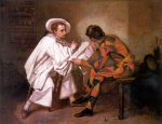 Thomas Couture - paintings - Pierrot the Politician