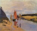 Claude Monet - paintings - Hafen von Trouville
