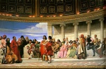 Paul Delaroche - paintings - Hemicycle of the Ecole des Beaux Arts