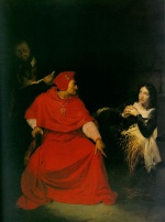 Paul Delaroche - paintings - Joan of Arc in Prison