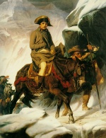 Paul Delaroche - Bilder Gem�lde - Napoleon Crossing the Alps