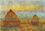 Claude Monet - Peintures - Meule de foin