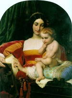 Paul Delaroche - Bilder Gem�lde - The Childhood of Pico della Mirandola
