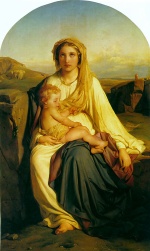 Paul Delaroche - paintings - Virgin and Child
