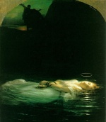 Paul Delaroche - paintings - Young Christian Martyr