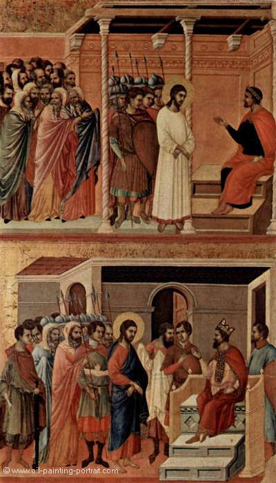 Christus vor Pilatus und Christus vor Herodes