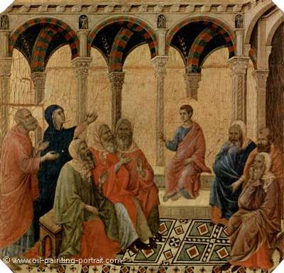 Der Zwoelfjaehrige Jesu im Tempel