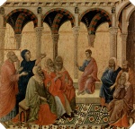 Duccio di Buoninsegna - paintings - Der Zwoelfjaehrige Jesu im Tempel