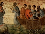 Duccio di Buoninsegna - Peintures - Apparition du Christ sur le lac de Tibériade (Galilée)