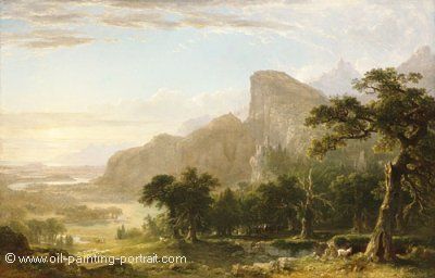 Landscape Scene from Thanatopsis