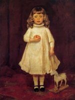 Frank Duveneck - paintings - F. B. Duveneck as a Child