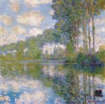 Claude Monet - paintings - Poplars on the Epte