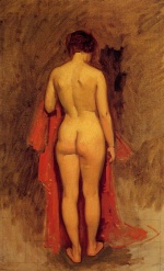 Frank Duveneck - paintings - Nude Standing