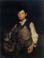 Frank Duveneck - paintings - Whistling Boy