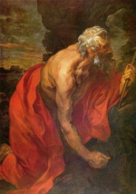 Anthonis van Dyck - paintings - Heiliger Hieronymus