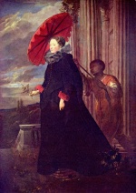 Anthonis van Dyck - paintings - Portrait der Marchesa Elena Grimaldi (Gattin des Marchese Nicola Cattaneo)