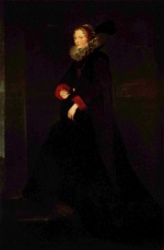 Anthonis van Dyck - Peintures - Portrait de la marquise Spinola Geronima