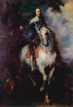 Anthonis van Dyck  - paintings - Portrait Karl I (Koenig von England)