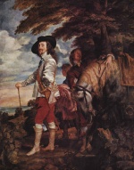 Anthonis van Dyck  - paintings - Portrait Karl I (Koenig von England)