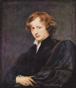 Anthonis van Dyck  - Bilder Gemälde - Selbstportrait