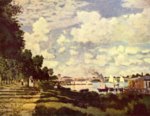 Claude Monet  - paintings - The Harbour at Argenteuil