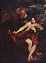 Antoine van Dyck  - Peintures - Suzanne et les vieillards