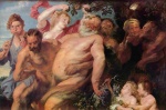 Anthonis van Dyck  - Peintures - Triomphe de Silène