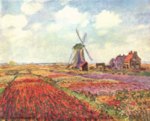 claude monet  - paintings - Tulip Fields in Holland