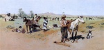 Henry Farny - painting - Indian Encampment