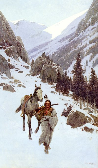 Through the Pass in Winter