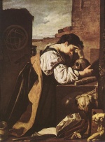 Domenico Fetti - painting - Melancholy