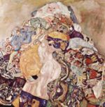 Gustav Klimt - paintings - Baby
