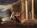 Domenico Fetti - painting - Tobias Healing his Father