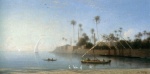 Charles Théodore Frère - Peintures - Vue de Beni Souef en Egypte