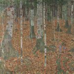 Gustav Klimt - Peintures - Forêt de bouleaux