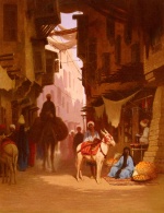 Charles Theodore Frere - paintings - The Souk