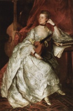Thomas Gainsborough - Peintures - Portrait de Mme Philip Thickness